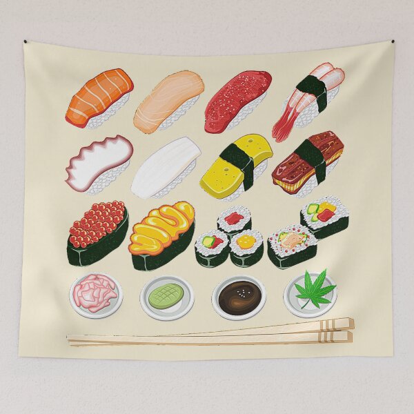 Item preview, Plate of Sushi Types designed and sold by SherriMans.