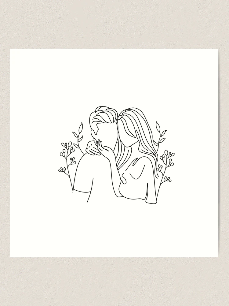 Couple Sketch Line Art Stock Illustrations – 8,481 Couple Sketch Line Art  Stock Illustrations, Vectors & Clipart - Dreamstime