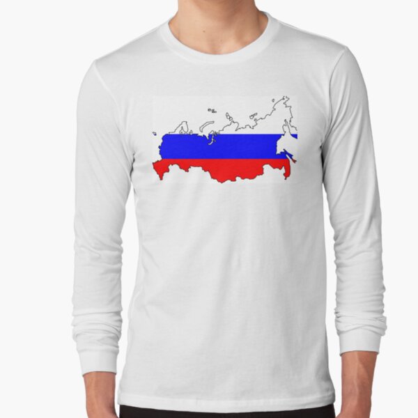 Russia flag map Poster by ctad