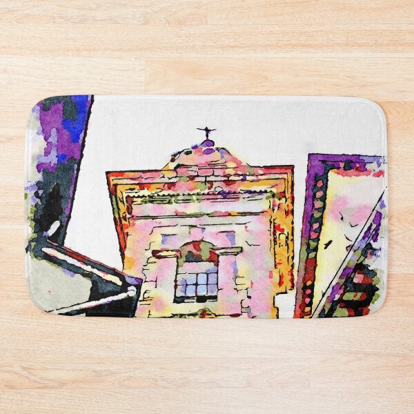 Item preview, Bracciano: foreshortening village with bell tower between the roofs designed and sold by Giuseppe Cocco.