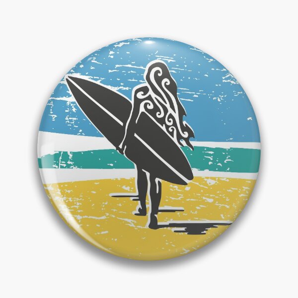 Item preview, Surfing girl on the beach designed and sold by Nick Shevchenko.