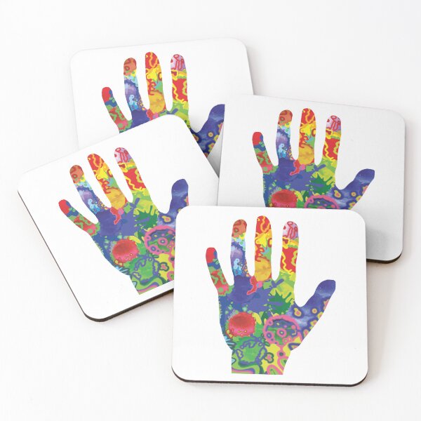 Item preview, Colorful five fingers open wide designed and sold by binti163.