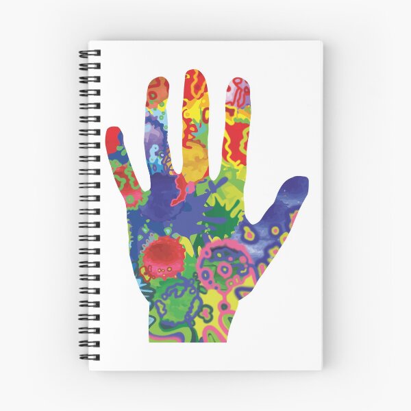 Item preview, Colorful five fingers open wide designed and sold by binti163.