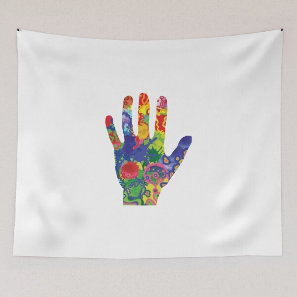 Item preview, Colorful five fingers open wide designed and sold by binti163.