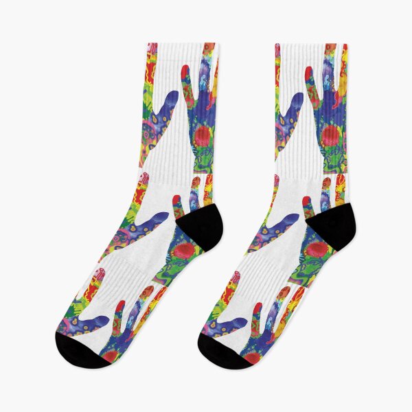 Item preview, Colorful five fingers open wide designed and sold by binti163.