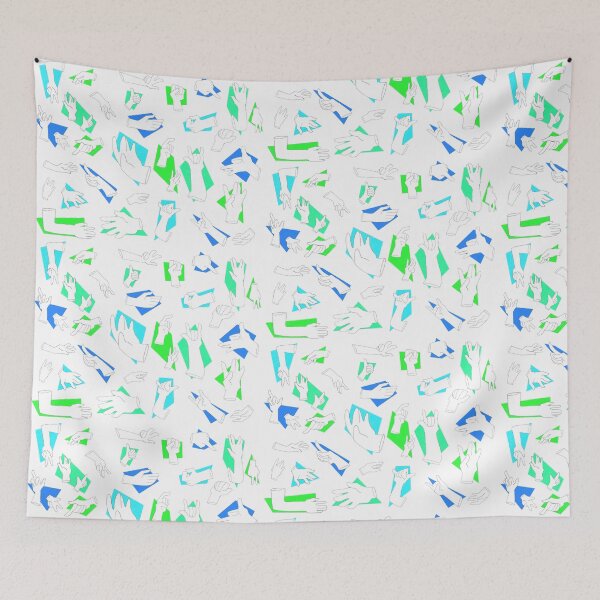 Item preview, funky hands (cool) designed and sold by a-keen-mind.