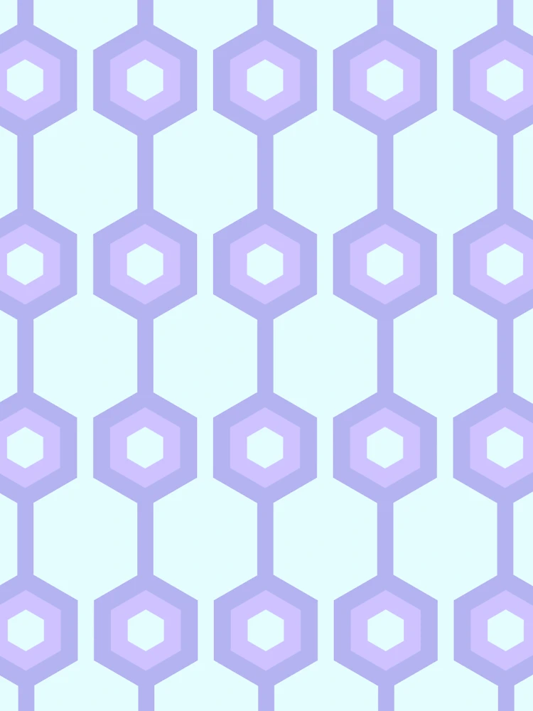Thumbnail 6 of 6, Pullover Hoodie, Polygons designed and sold by Raspberry-Cat.