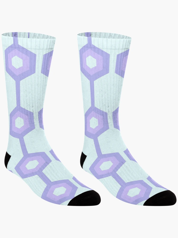 Thumbnail 3 of 5, Socks, Polygons designed and sold by Raspberry-Cat.