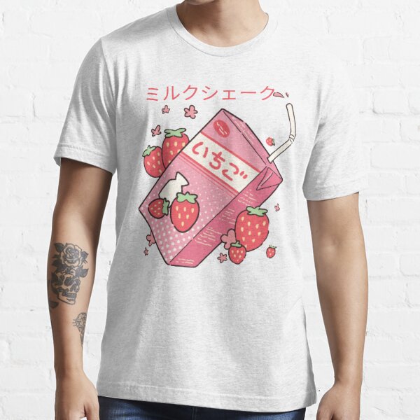 Peach Milk Shirt, Harajuku Clothing, Harajuku, Kawaii Shirt, Anime Shirt,  Harajuku Shirt, Banana Milk, Aesthetic Milk Tees, Strawberry Milk 