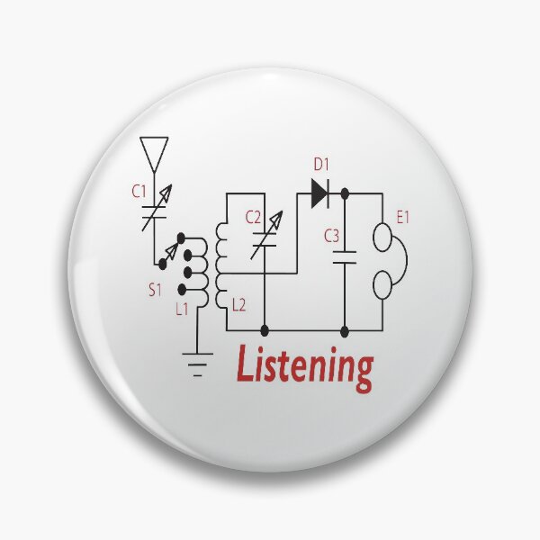 Item preview, Crystal Radio Design - Listening designed and sold by WilsonCreekArts.
