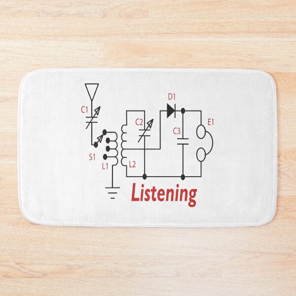 Item preview, Crystal Radio Design - Listening designed and sold by WilsonCreekArts.