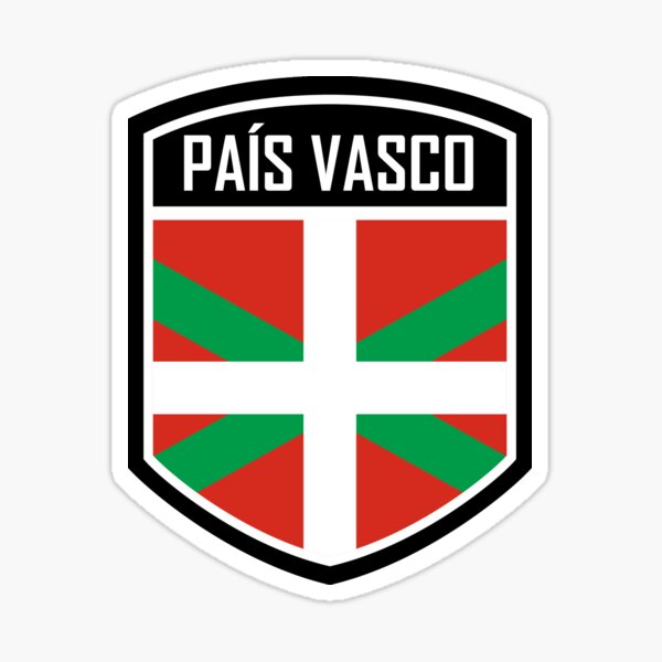 Emblema de la bandera del País Vasco España Pegatina