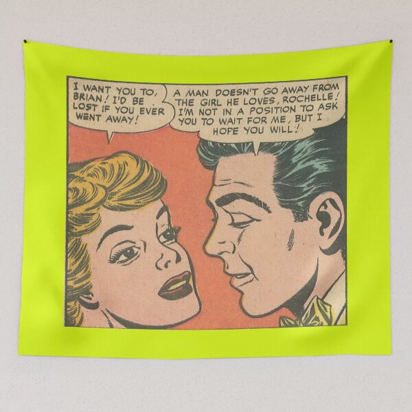 Item preview, girls in love vintage comic pop art retro gift  designed and sold by MerchByCraig.