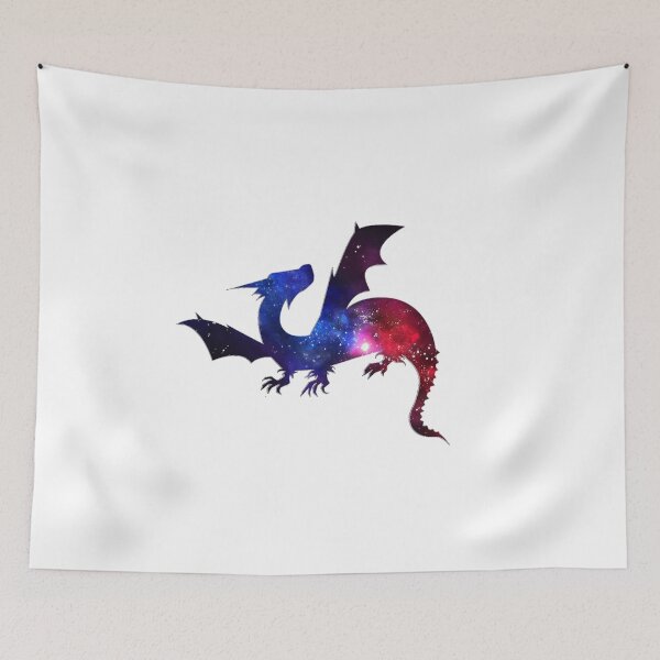 Item preview, Red and Blue Galaxy Dragon designed and sold by DailyVibe.