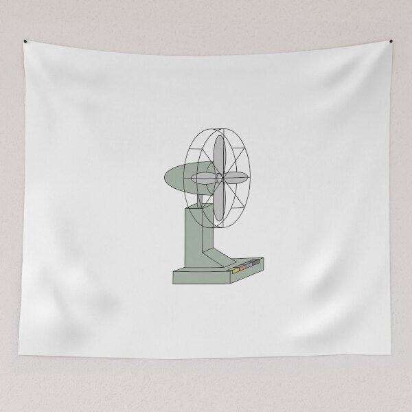 Item preview, Electric Fan 3D Drawing designed and sold by binti163.