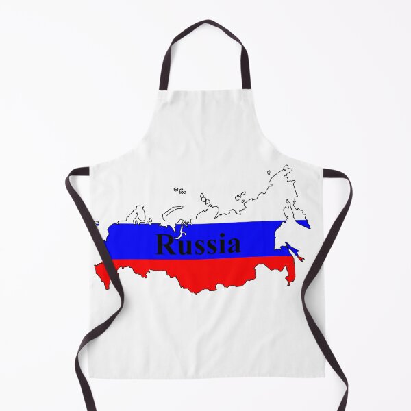 Item preview, Russia Flag Map and Country Name in English designed and sold by ctad.