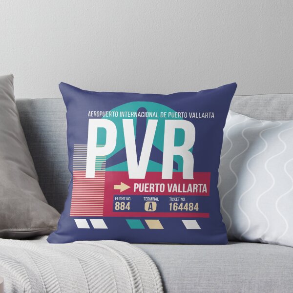 Item preview, Puerto Vallarta (PVR) Airport Code Baggage Tag designed and sold by SLAG-Creative.