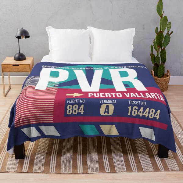 Item preview, Puerto Vallarta (PVR) Airport Code Baggage Tag designed and sold by SLAG-Creative.