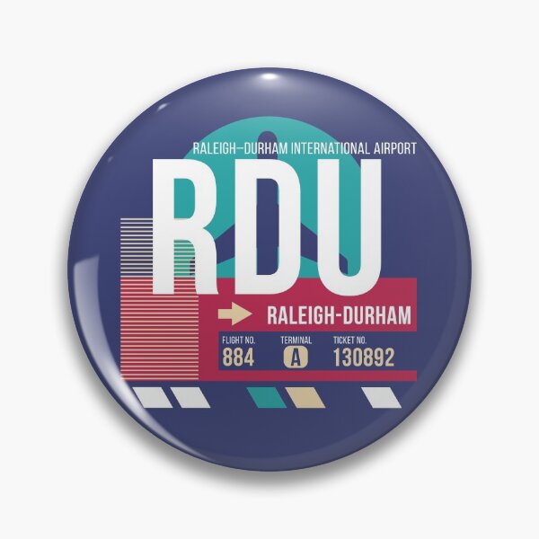 Item preview, Raleigh-Durham, North Carolina (RDU) Airport Code Baggage Tag designed and sold by SLAG-Creative.