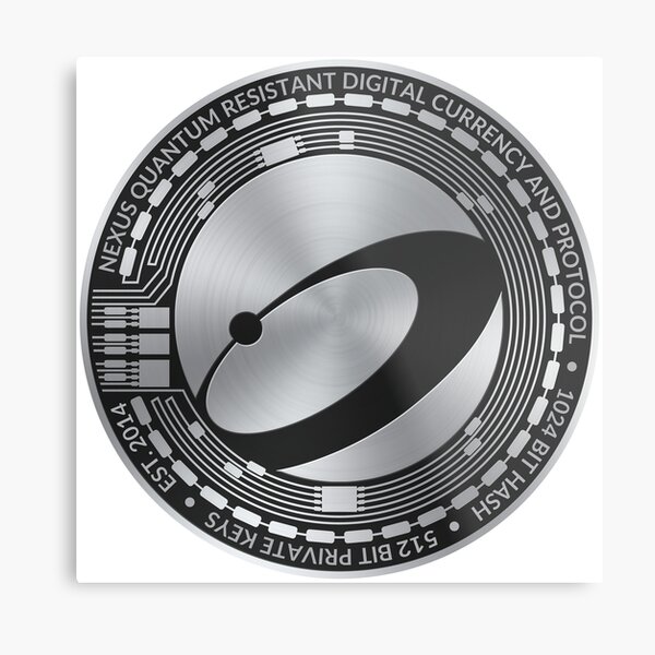 Nexus Official Coin NXS Metal Print