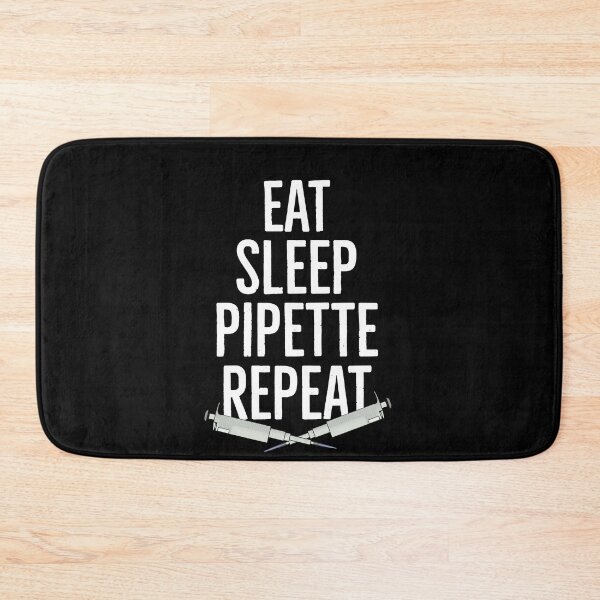 Item preview, Vintage Biologist Lab Eat Sleep Pipette Biologist designed and sold by AwesomeWorld1.