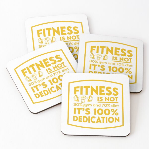 Item preview, Fitness is 100% dedication designed and sold by Ram94.