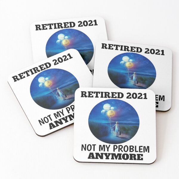 Item preview, Retired 2021 Not My Problem Anymore - Vintage Retirement Gift designed and sold by The Nova Prints .