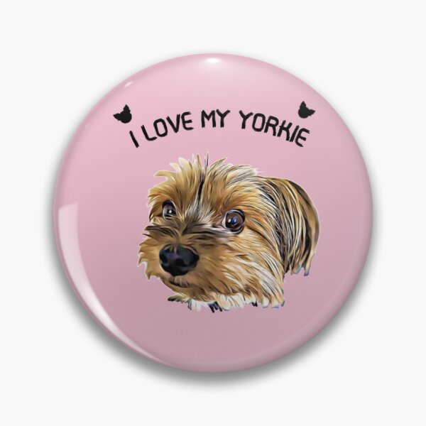 Item preview, I Love My Yorkie Cute Yorkshire Terrier Yorkie Face designed and sold by adriana-holmes.