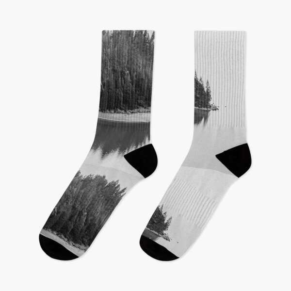 Item preview, Japanese cedar, black and white trees, forest at the Azores islands.  designed and sold by AylaHarbich.