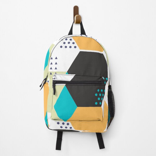 Item preview, Geometric Black and orange pattern designed and sold by Rislam.