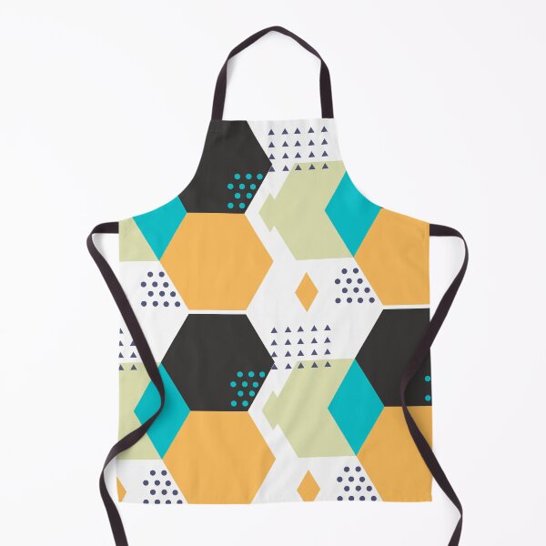 Item preview, Geometric Black and orange pattern designed and sold by Rislam.