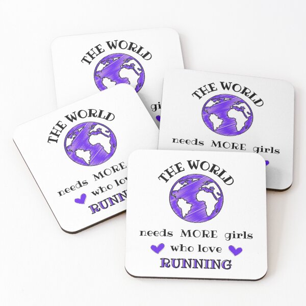 Item preview, The world needs more girls who love running designed and sold by TheGreenGoat.