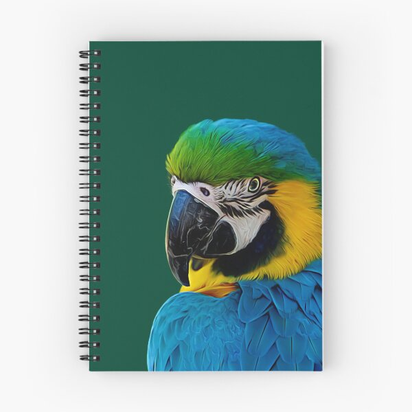 Item preview, Blue and Green Macaws and Scarlet Macaw, beautiful colorful birds and feathers. Ara araraunas and Ara macao designed and sold by Orianah.