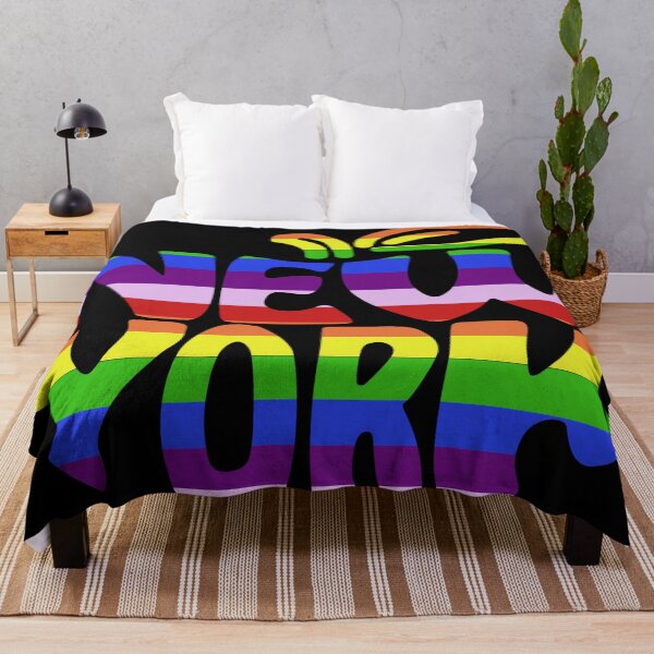 Item preview, New York City USA Big Apple Rainbow Addicted to New York designed and sold by Julie Pickering.