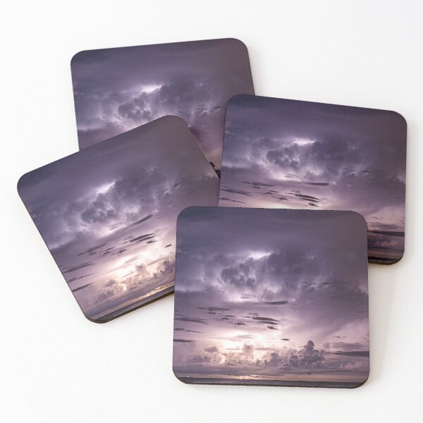 Item preview, Thunderstorm over the ocean designed and sold by OrionPhotograph.