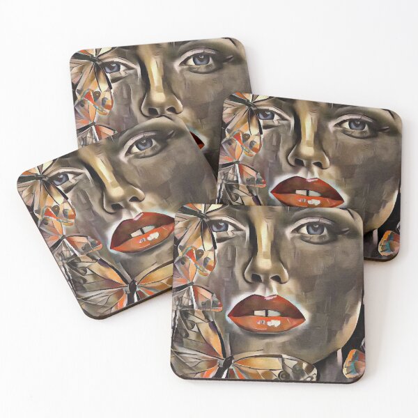 Item preview, Janice MAriposa - Lea Roche paintings designed and sold by L. ROCHE.