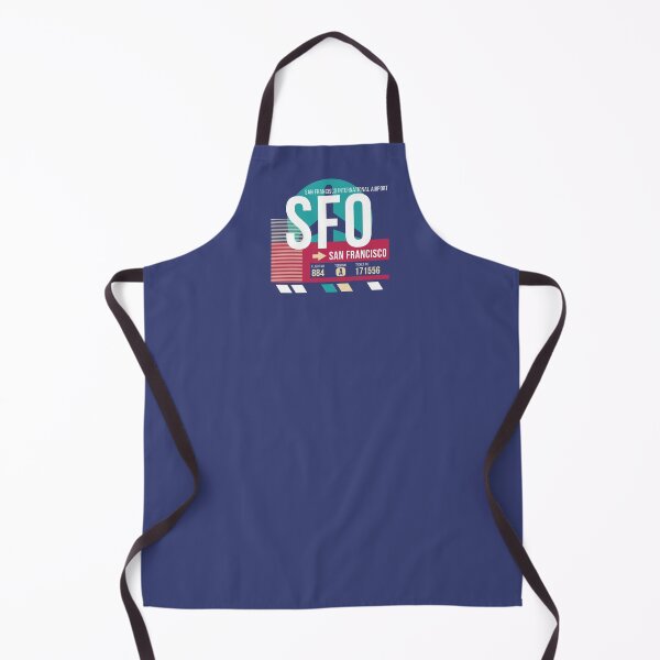 Item preview, San Francisco, California (SFO) Airport Code Baggage Tag designed and sold by SLAG-Creative.