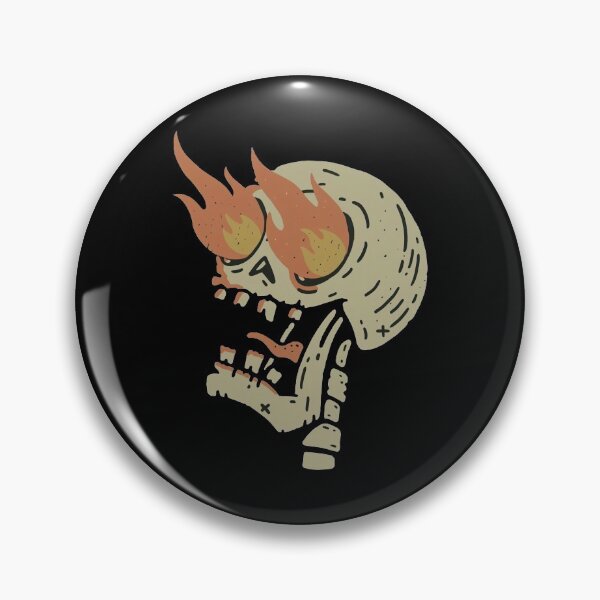 Item preview, Burning Skull designed and sold by TnG-Crafts.