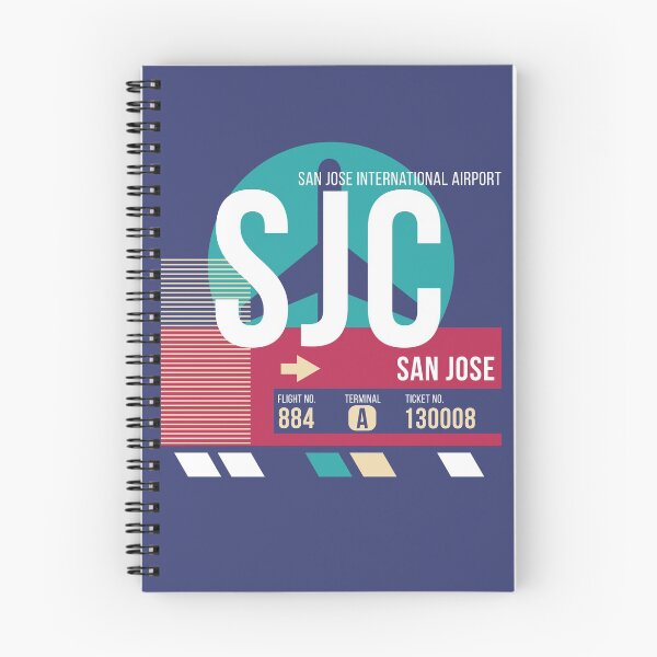 Item preview, San Jose, California (SJC) Airport Code Baggage Tag designed and sold by SLAG-Creative.
