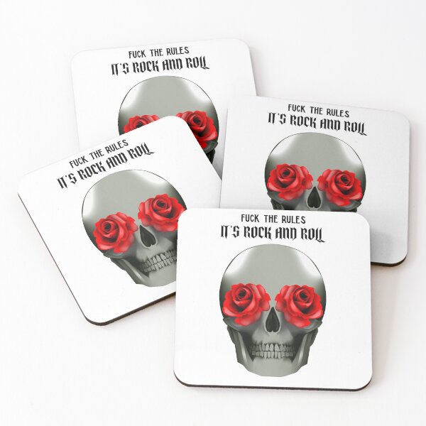 Item preview, Fuck The Rules It's Rock And Roll Music designed and sold by BlascoShop.