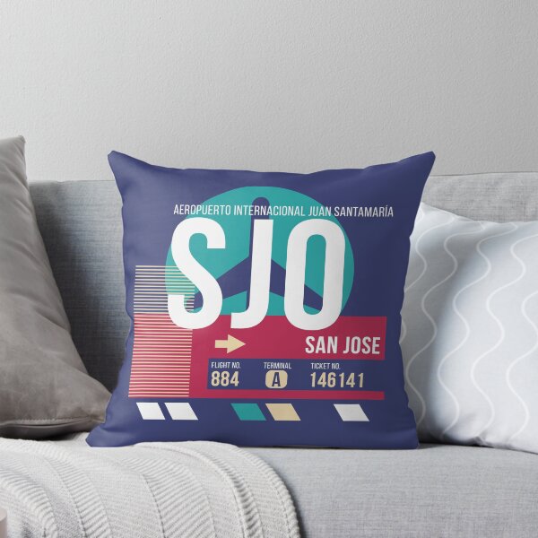 Item preview, San Jose, Costa Rica (SJO) Airport Code Baggage Tag designed and sold by SLAG-Creative.