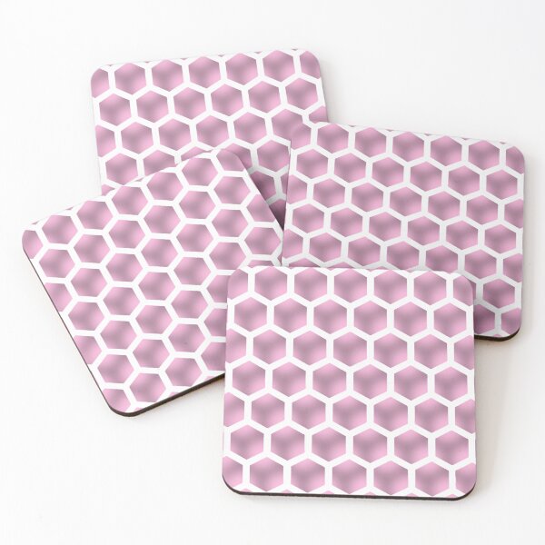 Item preview, Honeycomb pattern in pink designed and sold by Ninaeva.