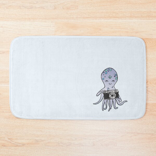 Item preview, Cute Octopus With Camera Illustration designed and sold by Fotografille.