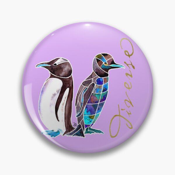 Item preview, Pinguins - Violet by Innerqueen.Berlin designed and sold by Jo Lenz Art Studio.