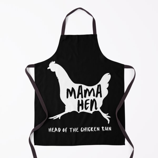 Item preview, Mama Hen. Head Of The Chicken Run. White Chicken Silhouette, Handwritten Text designed and sold by JellyBeenzz.