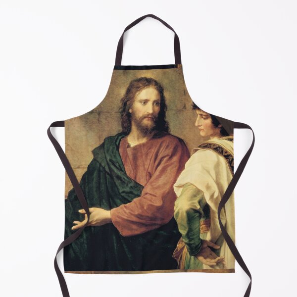 Item preview, Jesus Christ vintage painting designed and sold by Vintage Designs +.