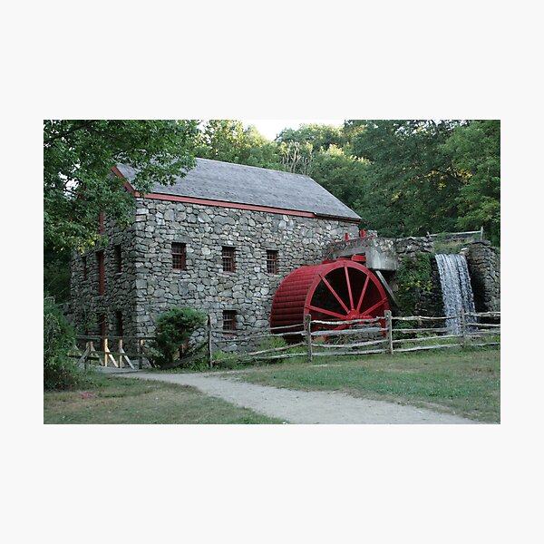 Grist Mill Photographic Print