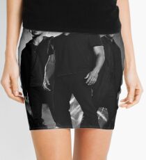 supernatural black and white Mini Skirt