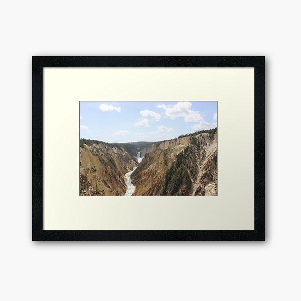 Grand Canyon of Yellowstone Framed Art Print