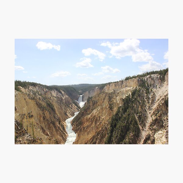 Grand Canyon of Yellowstone Photographic Print